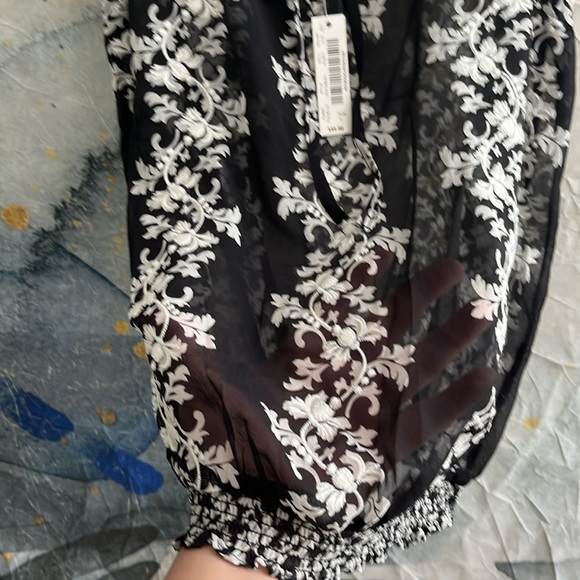 NWT White House Black Market Silk Sheer Tank Top - Picture 7 of 9